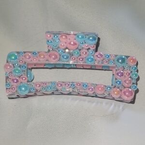 Colorful Beaded Hair Clip